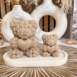 Teddy con cuore e rose XL