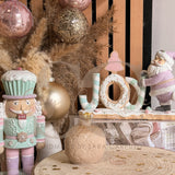 Palline di Natale con decorazione "Foglie di Junco"