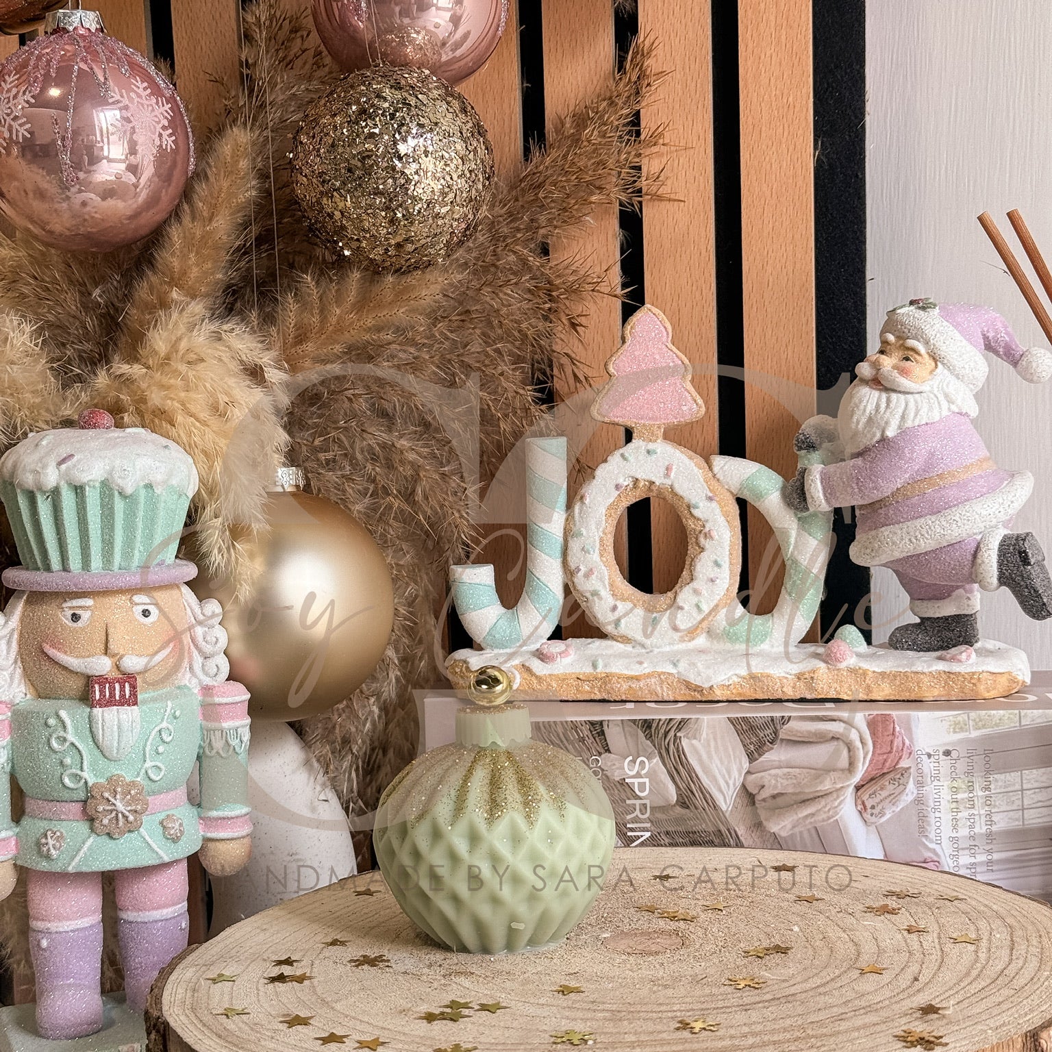 Palline di Natale con decorazione "Rombi"