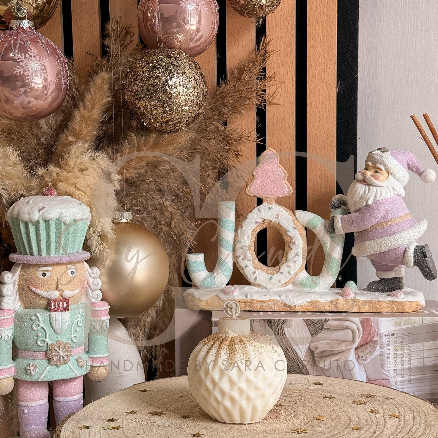 Palline di Natale con decorazione "Rombi"